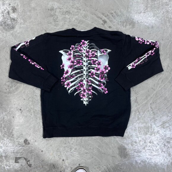 NEW DR. ROMANELLI DRx TOKYO SKULLS BLACK SWEATSHIRT SZ 2XL - Picture 5 of 7